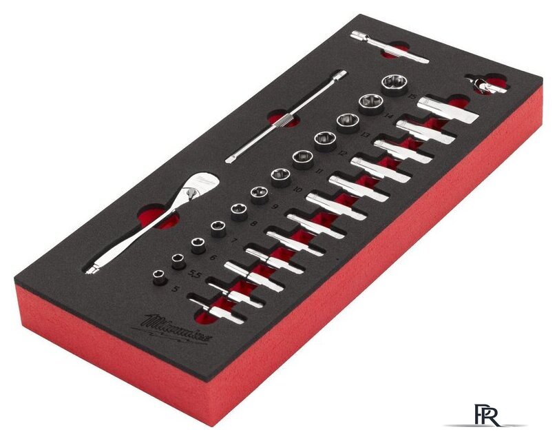 Набор головок слесарных Milwaukee 4932479824 - Изображение №2 — Интернет-магазин ПроЗаказ