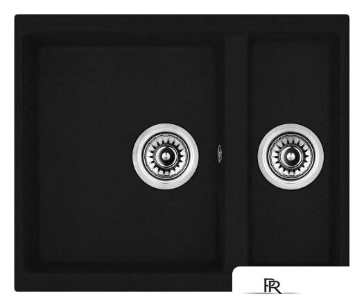 Кухонная мойка Longran Enigma ENG555.460 15 (onyx/10) - Изображение №1 — Интернет-магазин ПроЗаказ