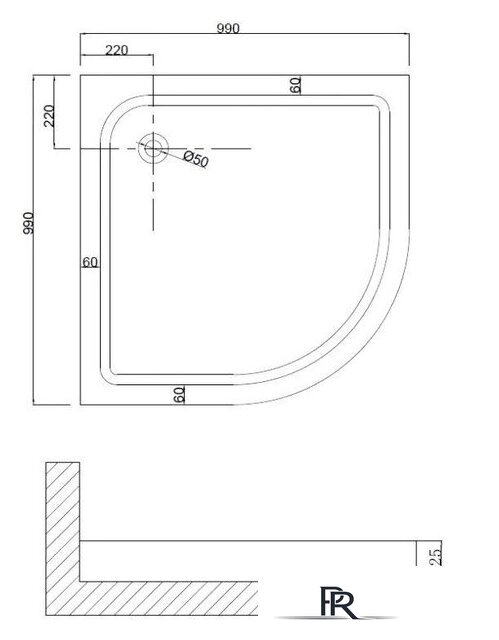 Душевой уголок Niagara NG-6807-08 100x100x190 - Изображение №4 — Интернет-магазин ПроЗаказ