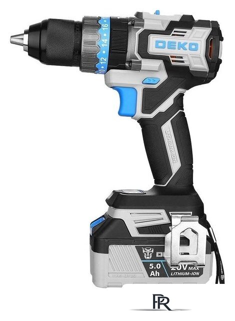 Ударная дрель-шуруповерт Deko GCD20DU PRO 083-1107 (с 2-мя АКБ, кейс) - Изображение №3 — Интернет-магазин ПроЗаказ