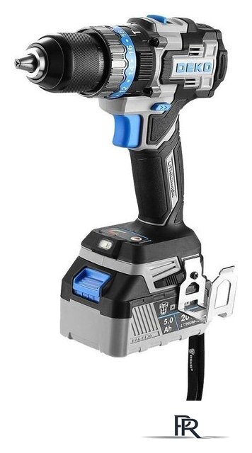 Ударная дрель-шуруповерт Deko GCD20DU PRO 083-1107 (с 2-мя АКБ, кейс) - Изображение №2 — Интернет-магазин ПроЗаказ