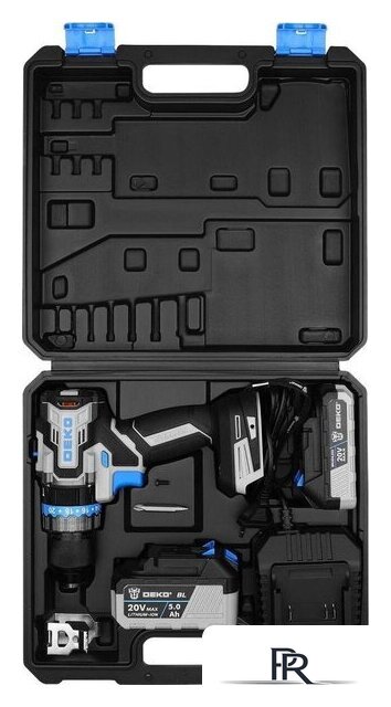 Ударная дрель-шуруповерт Deko GCD20DU PRO 083-1107 (с 2-мя АКБ, кейс) - Изображение №4 — Интернет-магазин ПроЗаказ