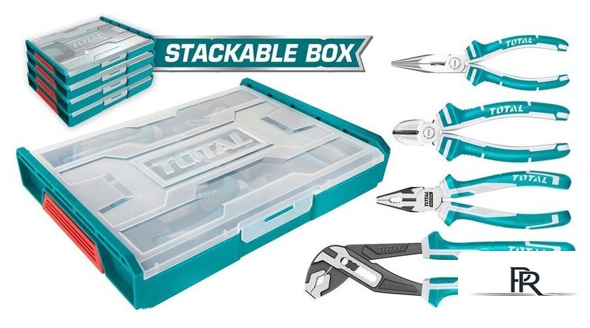 Набор пассатижей Total THKTV02P042 (4 предмета) - Изображение №1 — Интернет-магазин ПроЗаказ