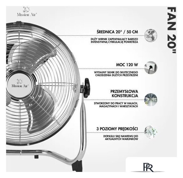 Вентилятор Mission Air FAN 20 - Изображение №5 — Интернет-магазин ПроЗаказ