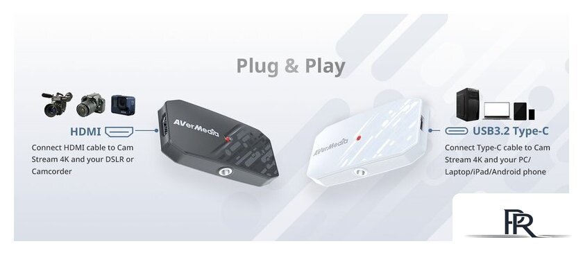 Устройство видеозахвата AverMedia CamStream 4K BU113G2 (серый) - Изображение №8 — Интернет-магазин ПроЗаказ