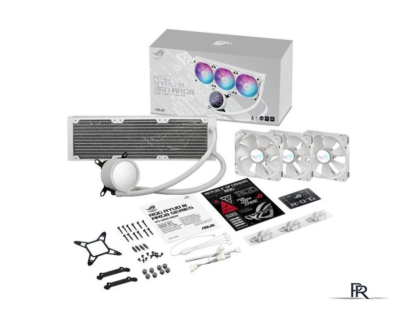 Система жидкостного охлаждения для процессора ASUS ROG Ryuo III 360 ARGB White Edition - Изображение №6 — Интернет-магазин ПроЗаказ