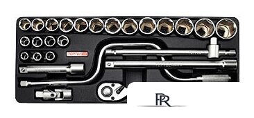 Набор трещотка с головками Toptul GCAT2604 26 предметов - Изображение №1 — Интернет-магазин ПроЗаказ