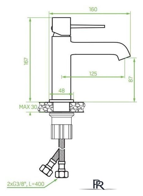 Смеситель Laveo Pola BAP 822D - Изображение №2 — Интернет-магазин ПроЗаказ