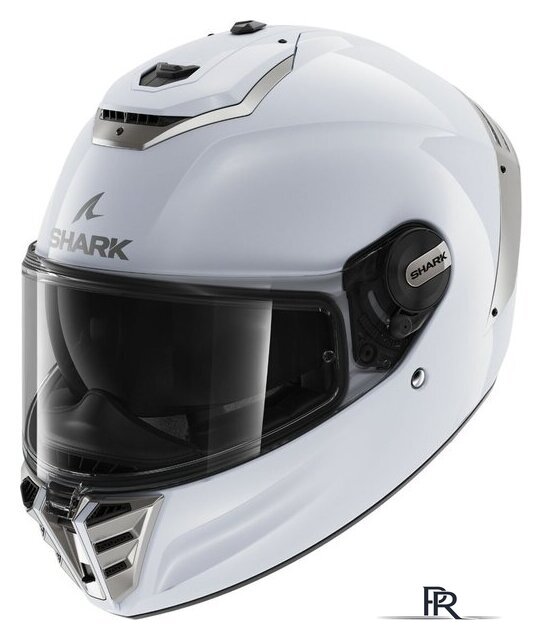 Мотошлем Shark Spartan Rs Blank (р. 2XL, белый/серебристый) - Изображение №1 — Интернет-магазин ПроЗаказ