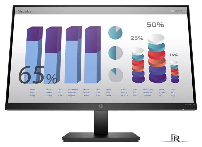 Монитор HP P24q G4 - Изображение №1 — Интернет-магазин ПроЗаказ