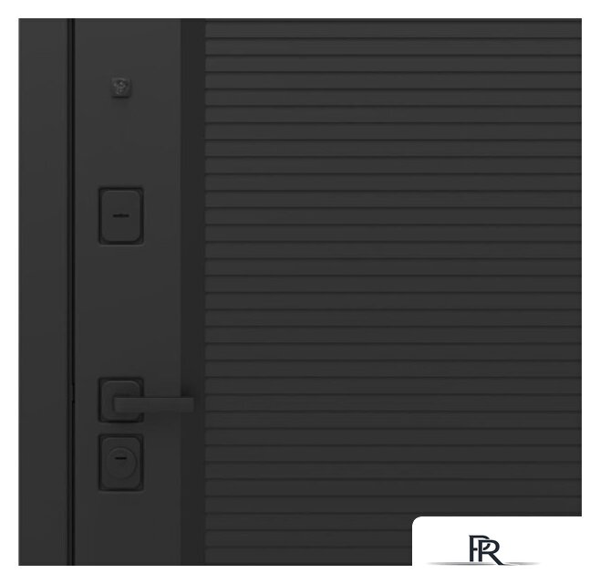 Металлическая дверь Guard Line зеркало графит/шагрень белая (86x205, правая) - Изображение №5 — Интернет-магазин ПроЗаказ