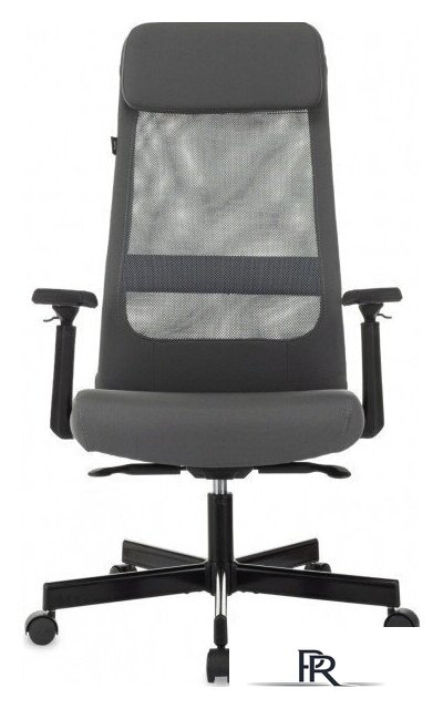 Офисное кресло Бюрократ T-995 (серый TW-01, сетка/ткань) - Изображение №2 — Интернет-магазин ПроЗаказ