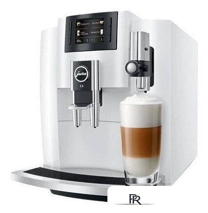 Кофемашина JURA E8 Piano White - Изображение №1 — Интернет-магазин ПроЗаказ