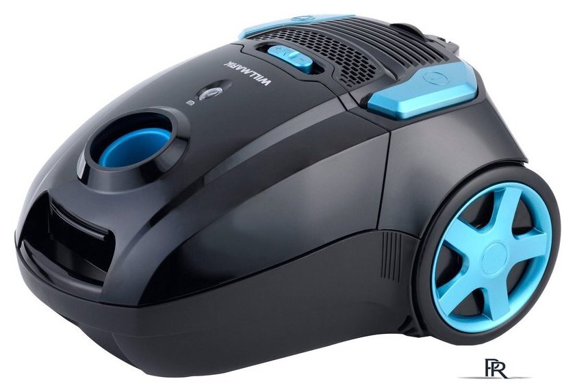 Пылесос Willmark VC-2650DBM (черный/голубой) - Изображение №1 — Интернет-магазин ПроЗаказ