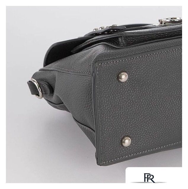 Женская сумка Poshete 845-SR20026OL-GRY (серый) - Изображение №4 — Интернет-магазин ПроЗаказ
