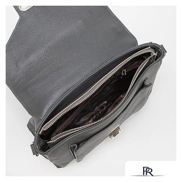 Женская сумка Poshete 845-SR20026OL-GRY (серый) - Изображение №3 — Интернет-магазин ПроЗаказ