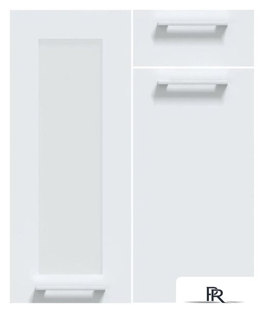 Готовая кухня Интерлиния Мила Gloss 3.6-ПМ1-2 (белый глянец/белый глянец/кастилло темный) - Изображение №5 — Интернет-магазин ПроЗаказ