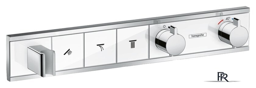 Смеситель Hansgrohe RainSelect 15356400 (белый/хром) - Изображение №1 — Интернет-магазин ПроЗаказ