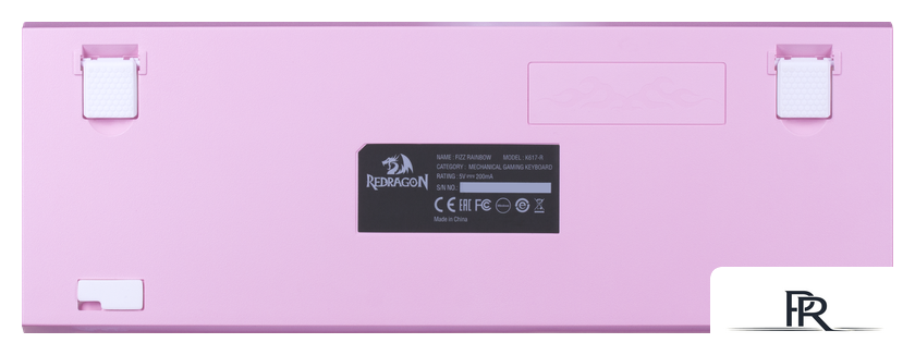Клавиатура Redragon Fizz (розовый/белый) - Изображение №17 — Интернет-магазин ПроЗаказ