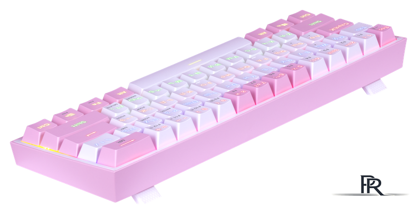Клавиатура Redragon Fizz (розовый/белый) - Изображение №12 — Интернет-магазин ПроЗаказ