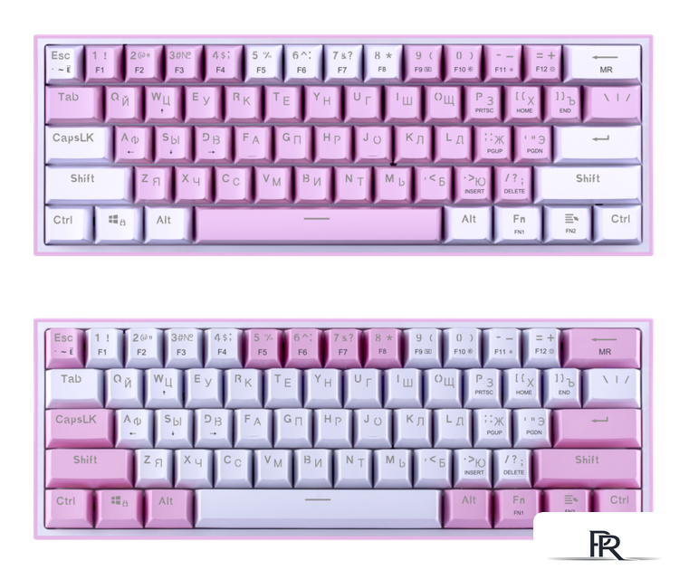 Клавиатура Redragon Fizz (розовый/белый) - Изображение №8 — Интернет-магазин ПроЗаказ