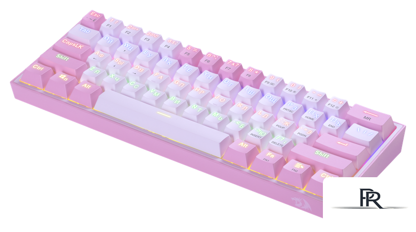 Клавиатура Redragon Fizz (розовый/белый) - Изображение №11 — Интернет-магазин ПроЗаказ