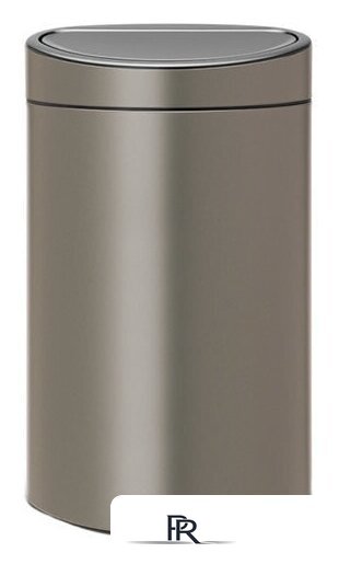Мусорное ведро Brabantia Touch Bin 40 л (платиновый) - Изображение №1 — Интернет-магазин ПроЗаказ