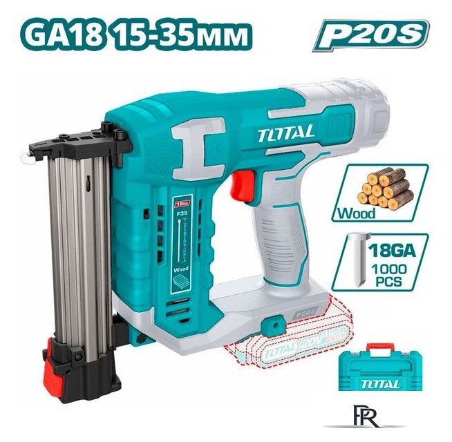 Гвоздезабиватель Total TCBNLI3505 (без АКБ, кейс) - Изображение №1 — Интернет-магазин ПроЗаказ