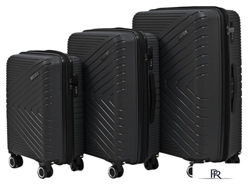 Чемодан-спиннер Pride РР-202 (L, черный) - Изображение №11 — Интернет-магазин ПроЗаказ