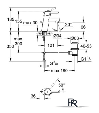 Смеситель Grohe Concetto 32204001 - Изображение №2 — Интернет-магазин ПроЗаказ