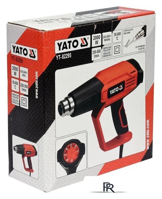 Промышленный фен Yato YT-82295 - Изображение №6 — Интернет-магазин ПроЗаказ