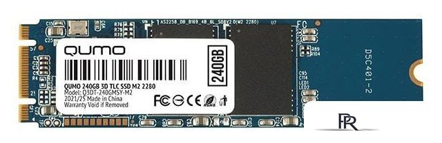 SSD QUMO Novation 3D TLC 240GB Q3DT-240GMSY-M2 - Изображение №1 — Интернет-магазин ПроЗаказ