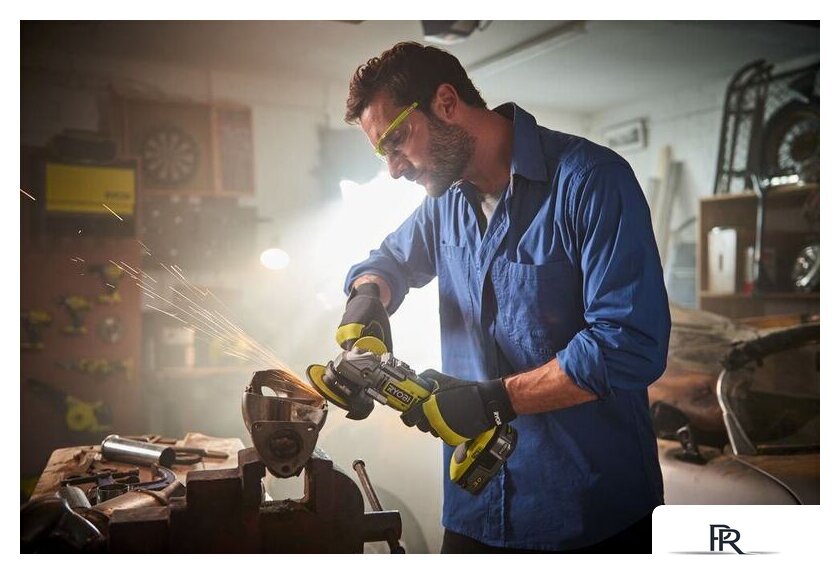 Угловая шлифмашина Ryobi R18AG7-140S (с 1-м АКБ) - Изображение №6 — Интернет-магазин ПроЗаказ