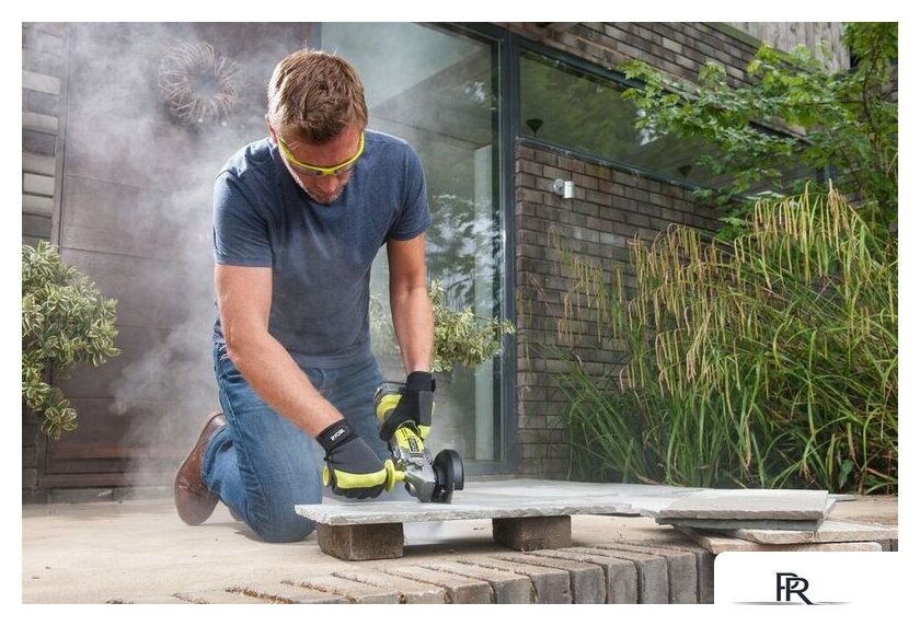 Угловая шлифмашина Ryobi R18AG7-140S (с 1-м АКБ) - Изображение №4 — Интернет-магазин ПроЗаказ