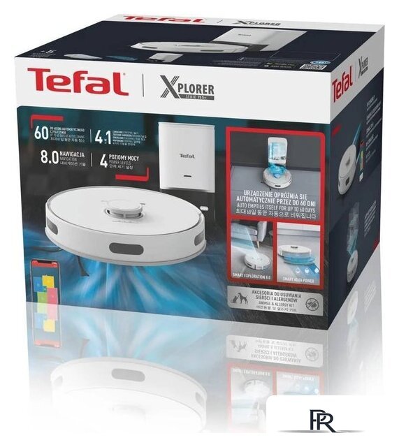 Робот-пылесос Tefal X-plorer Serie 75 S+ RG8597WH - Изображение №4 — Интернет-магазин ПроЗаказ