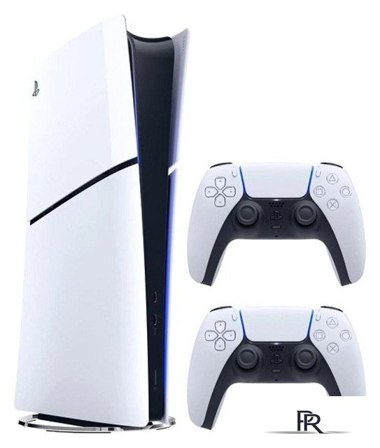 Игровая приставка Sony PlayStation 5 Slim Digital Edition CFI-21XX (2 ревизия, без дисковода, 2 геймпада) - Изображение №1 — Интернет-магазин ПроЗаказ