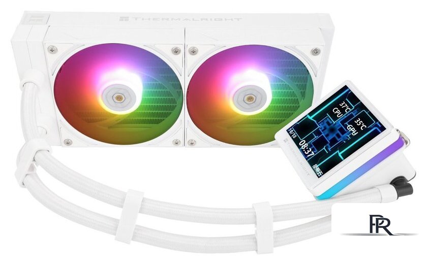 Система жидкостного охлаждения для процессора Thermalright Grand Vision 240 ARGB (белый) - Изображение №5 — Интернет-магазин ПроЗаказ