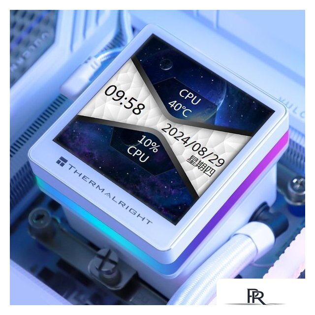 Система жидкостного охлаждения для процессора Thermalright Grand Vision 240 ARGB (белый) - Изображение №9 — Интернет-магазин ПроЗаказ