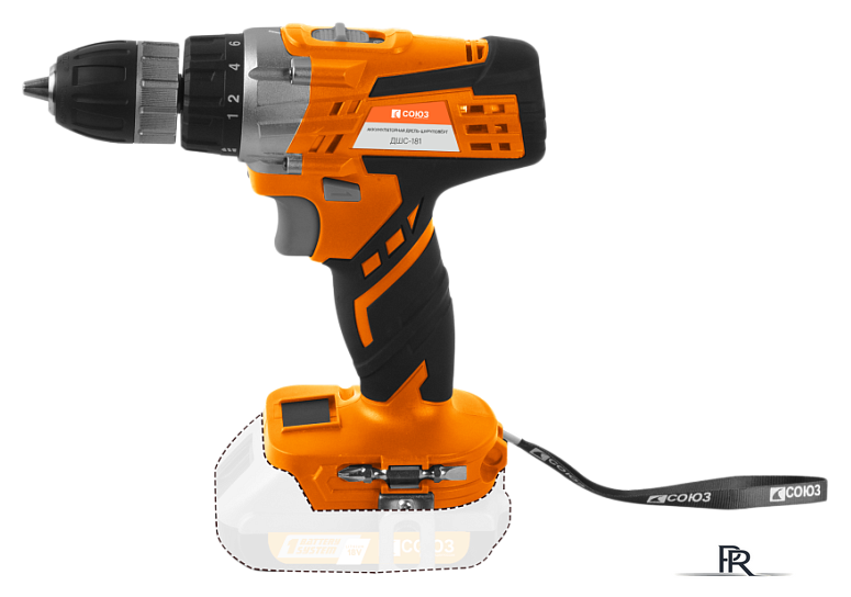 Дрель-шуруповерт Союз ДШС-181 (без АКБ) - Изображение №1 — Интернет-магазин ПроЗаказ