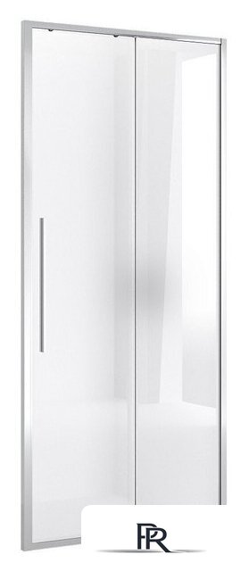 Душевая дверь Niagara NG-64-10A 100x195 (хром/прозрачное стекло) - Изображение №2 — Интернет-магазин ПроЗаказ