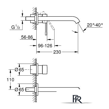 Смеситель Grohe Essence New 19967AL1 (темный графит, матовый) - Изображение №2 — Интернет-магазин ПроЗаказ