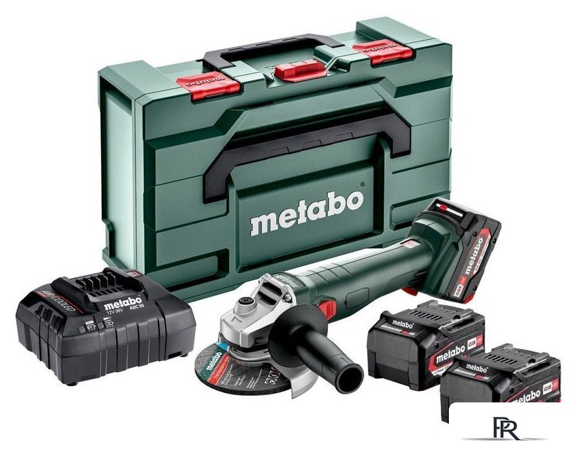 Угловая шлифмашина Metabo W 18 L 9-125 602249960 (с 3-мя АКБ, кейс) - Изображение №1 — Интернет-магазин ПроЗаказ