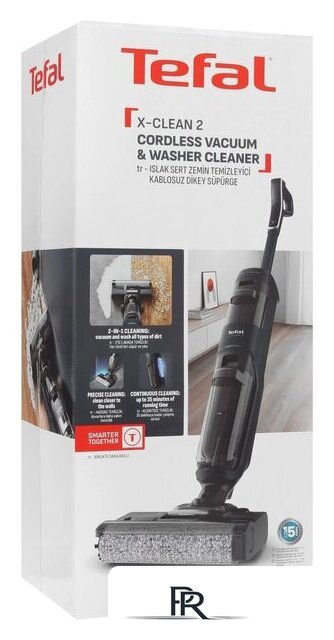Вертикальный моющий пылесос Tefal X-Clean 2 2в1 GF2251F3 - Изображение №11 — Интернет-магазин ПроЗаказ