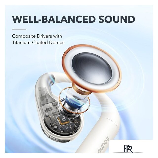 Наушники Anker Soundcore AeroFit (белый) - Изображение №4 — Интернет-магазин ПроЗаказ