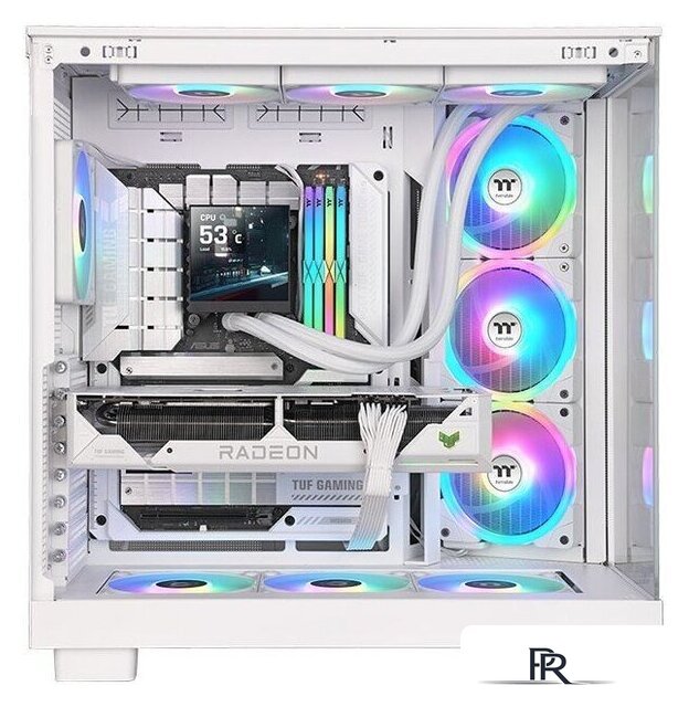 Система жидкостного охлаждения для процессора Thermaltake MAGFloe 360 Ultra ARGB Sync Snow Edition CL-W433-PL12SW-A - Изображение №6 — Интернет-магазин ПроЗаказ