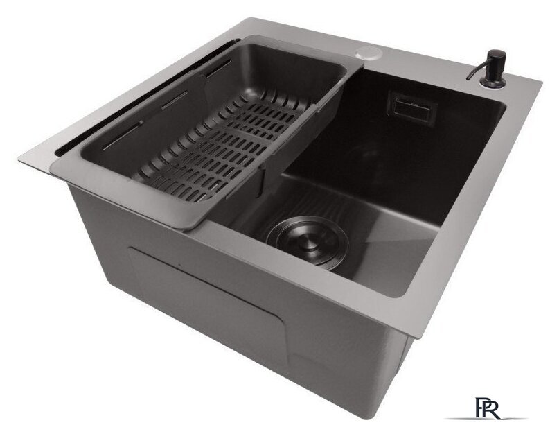 Кухонная мойка Stellar E4444NB (нано черный) - Изображение №3 — Интернет-магазин ПроЗаказ
