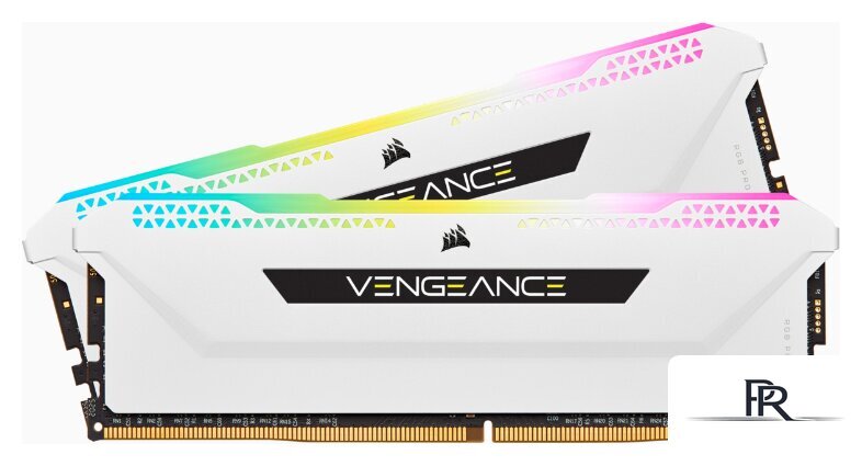 Оперативная память Corsair Vengeance RGB PRO SL 2x8ГБ DDR4 3200 МГц CMH16GX4M2E3200C16W - Изображение №1 — Интернет-магазин ПроЗаказ