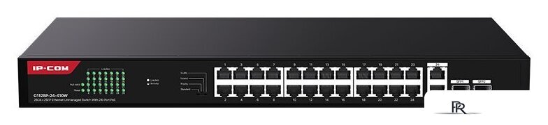 Неуправляемый коммутатор IP-COM G1128P-24-410W - Изображение №1 — Интернет-магазин ПроЗаказ