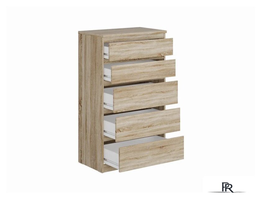 Комод Mio Tesoro Кастор 5 ящиков 2.03.02.070.3 (дуб сонома) - Изображение №2 — Интернет-магазин ПроЗаказ