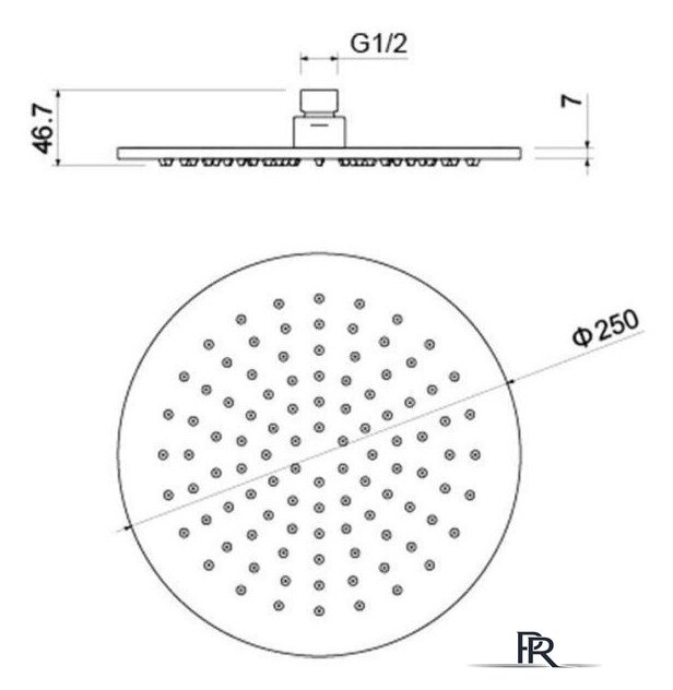 Душевая лейка Aquatek AQ2077CR - Изображение №3 — Интернет-магазин ПроЗаказ